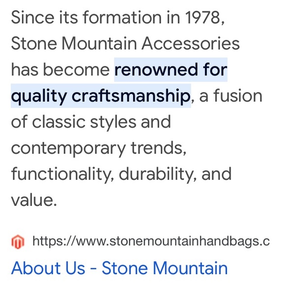 Stone Mountain 🏔️ Bone colored Leather vintage purse. Very good condition.🤩 - Picture 12 of 12